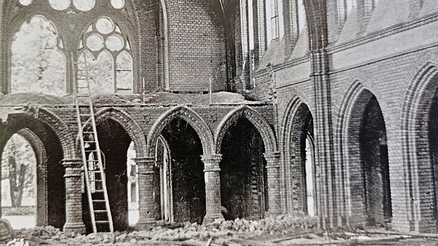 V knize esk Budjovice objektivem Milana Bindera a perem Martina Marka je i snmek synagogy ped jej demolic.
