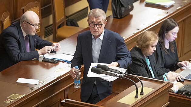 P�edseda ANO Andrej Babi� ve Sn�movn�