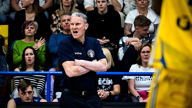 Ústí nad Labem, 26. 1. 2025. Basketbalová liga NBL, Sluneta Ústí nad Labem -...