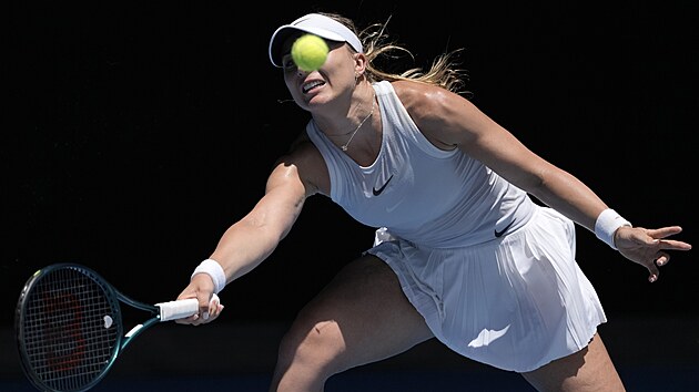 Paula Badosaov� b�hem �tvrtfin�le Australian Open
