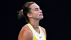 Aryna Sabalenková ve finále Australian Open.