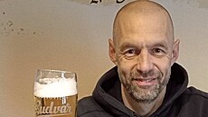 Na le�áku v Masných krámech Dlouholetý kustod bud�jovických fotbalist� Radomil...