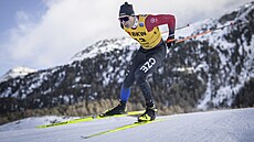 Ond�ej �erný na trati sprintu v Enaginu.