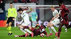 Momentka ze zápasu Lipsko vs. Sporting (bílá).