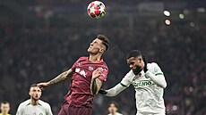 Benjamin �e�ko z Lipska (vlevo) a Jeremiah St. Juste ze Sportingu