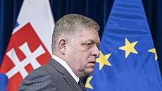 Slovenský premiér Robert Fico (22. ledna 2025)