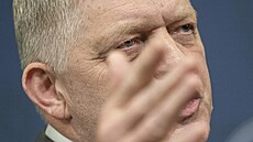 Slovenský premiér Robert Fico (22. ledna 2025)