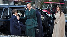 Dcera zvoleného amerického prezidenta Ivanka Trumpová pichází na bohoslubu do...