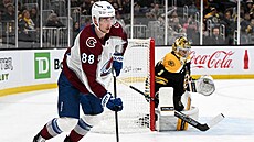 Martin Ne�as z Colorada v utkání s Bostonem.