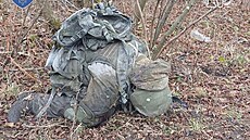 Jeden z padlých severokorejských voják v Kurské oblasti (7. ledna 2025)