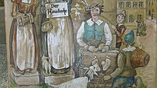 Koza jako mu�ící nástroj. Trýzn�ní lechtáním zachycuje obraz v muzeu tortury v...