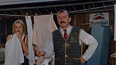 Old�ich Navrátil v roli tatínka a Barbora Srncová coby Rampepurda.