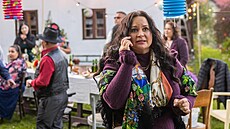 Jitka vanarová pi natáení nové komedie Jak se nám to mohlo stát?