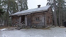 Gammelgården, stará budova z 18. století, která je sou�ástí skanzenu v...