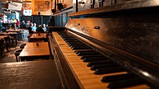 �Vzpomínám, jak mi v ní hrál na piano asi nejslavn�j�í pra�ský bezdomovec,...