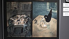 Galerie Desítka v Obchodním dom� Zlín p�edstavuje mistry �eské ilustrace. Mezi...