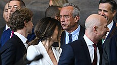 Majitel Mety Mark Zuckerberg se na inauguraci nov� zvoleného amerického...