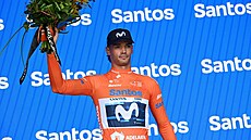 Javier Romo po triumfu ve t�etí etap� Tour Down Under.