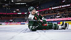 David Tomáek slaví triumf.