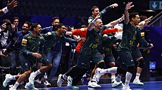Brazilská euforie po postupu do �tvrtfinále.