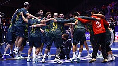 Brazil�tí házenká�i slaví postup do �tvrtfinále