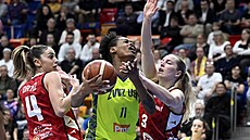 Brionna Jonesová a Teja Oblaková.