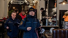 Na Praze 1 kontrolovali topidla v restauracích. (23. ledna 2025)