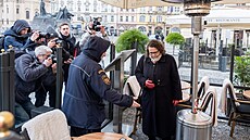 Na Praze 1 kontrolovali topidla v restauracích. (23. ledna 2025)