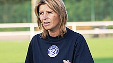 Jitka Klimková coby trenérka �en Slovácka.