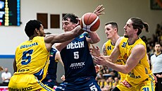Ústí nad Labem, 26. 1. 2025. Basketbalová liga NBL, Sluneta Ústí nad Labem -...