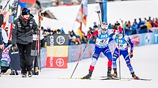 Tereza Voborníková na trati sprintu v italské Anterselv�.