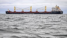 Nákladní lo� Vezhen s po�kozenou kotvou (27. ledna 2025)