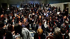 Tisková konference trvala déle ne� deset hodin. (27. ledna 2025)