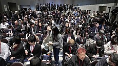 Tisková konference trvala déle ne� deset hodin. (27. ledna 2025)