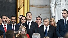 Elon Musk na inauguraci nového amerického prezidenta Donalda Trumpa. (20. ledna...