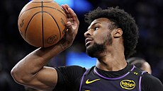 Bronny James z Los Angeles Lakers po proh�e s Clippers