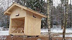 Útulna U mladkovské �kolky v Orlických horách.