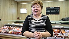 Podnikatelka Anna Wertheimová ve své prodejn, která se ped 34 lety stala...