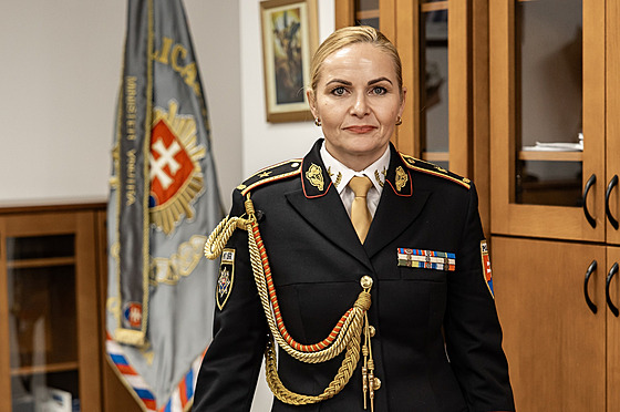 Slovenská policejní prezidentka Jana Maškarová (28. ledna 2025)