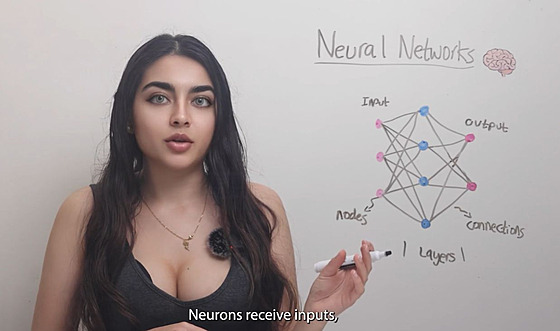 Modelka Zara Dar u�í matematiku na Pornhubu.