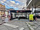 Znovuotev�en� vestibul metra linky C na Florenci. (31. ledna 2025)
