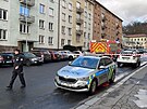 V centru st nad Labem unik plyn. Policist ve spoluprci s hasii zajiuj...