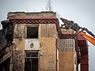 V Liberci za�ala demolice posledn� budovy n�kdej�� textilky Textilana. (31....
