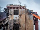 V Liberci za�ala demolice posledn� budovy n�kdej�� textilky Textilana. (31....