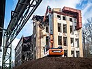 V Liberci za�ala demolice posledn� budovy n�kdej�� textilky Textilana. (31....