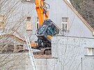 V Liberci za�ala demolice posledn� budovy n�kdej�� textilky Textilana. (31....