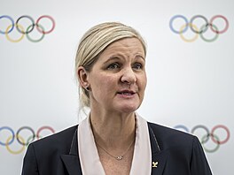 Kirsty Coventryová, kandidátka na prezidentku Mezinárodního olympijského výboru.