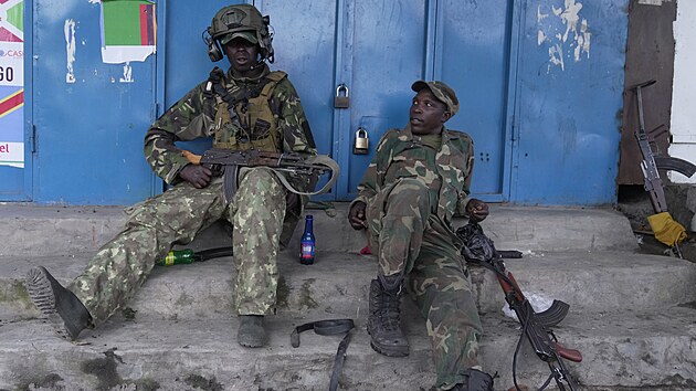 P��slu�n�ci milice M23 na hranic�ch DR Kongo a Rwandy (29. ledna 2025)