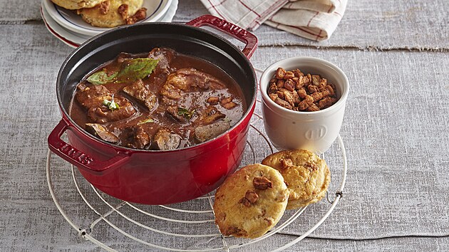 Masopustní gulá se kvarkovými plackami