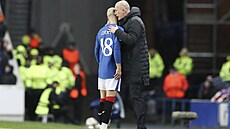 Kou� Rangers Philippe Clement d�kuje Václavu �ernému.